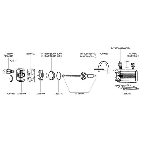 čerpadlo EHEIM universal 1262 3400l/h