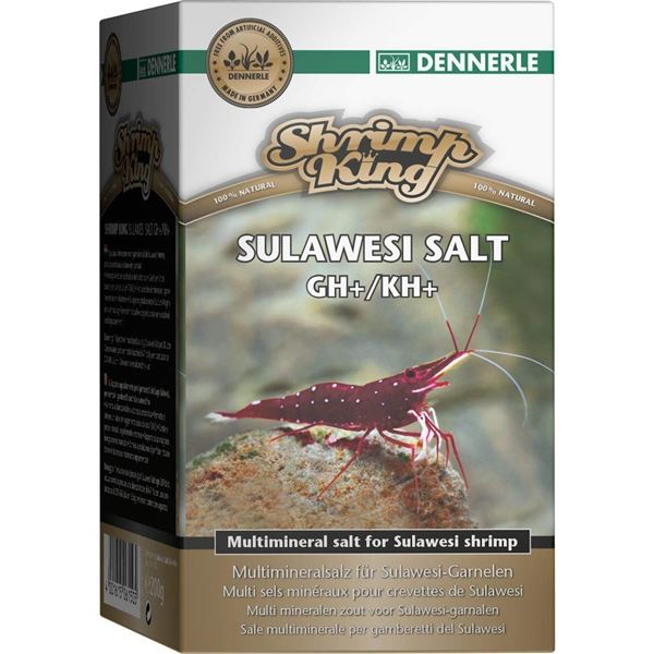 DENNERLE Minerální sůl Shrimp King Sulawesi Salt GH/KH+ 200 g