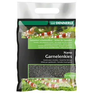 DENNERLE NANO GARNELENKIES, černý písek 2kg