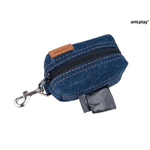 Amiplay Tastička na sáčky Denim 9x5x4 cm Námořní