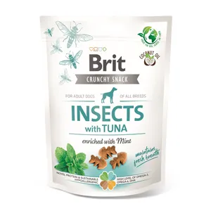 Brit Care Dog Crunchy Cracker Insects with Tuna enriched with Mint 200 g