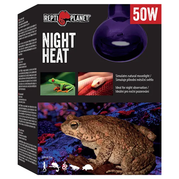 Žárovka REPTI PLANET Moonlight HEAT 50 W