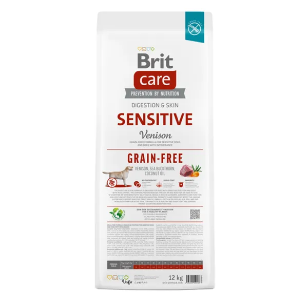 Brit Care Dog Grain-free Sensitive Venison & Potato 12 kg 