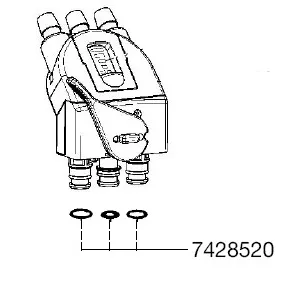 EHEIM TĚSNĚNÍ POD ADAPTER PRO 2080,2180 (7428520)