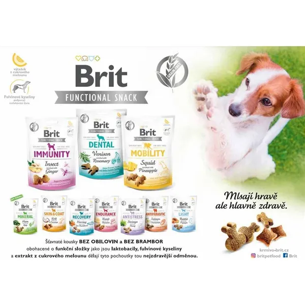 Brit Care Dog Functional Snack Immunity Insect 150 g  