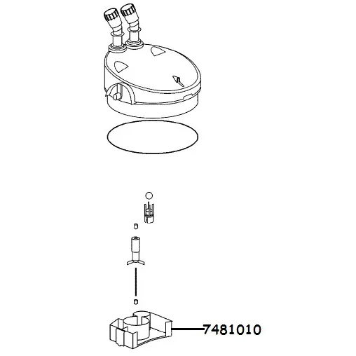 EHEIM KRYT ROTORU PRO FILTR 2032, 34, 36 (7481010)