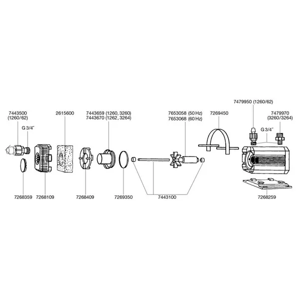 čerpadlo EHEIM universal 1260 2400l/h