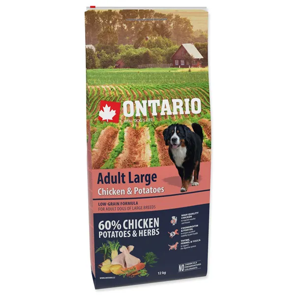 Ontario Adult Large Chicken & Potatoes 12 kg