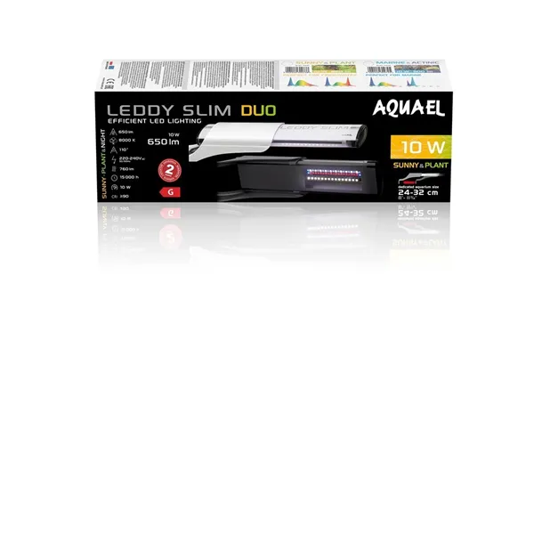 Aquael LEDDY SLIMDUO 10W SUNNY PLANT&NIGHT bílé 