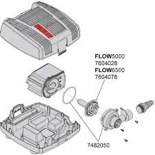 Eheim kryt rotoru pro LOOP 15000 a FLOW 5000,6500