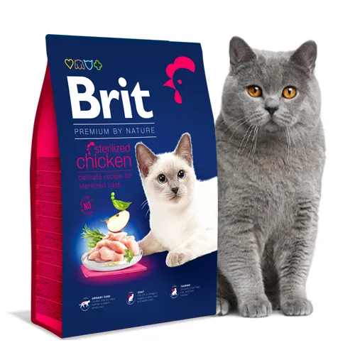 Brit Premium by Nature Cat. Sterilized Chicken 8 kg 