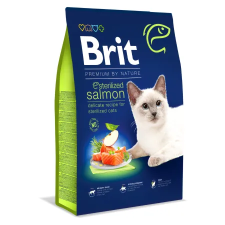 Brit Premium by Nature Cat. Sterilized Salmon 8 kg 