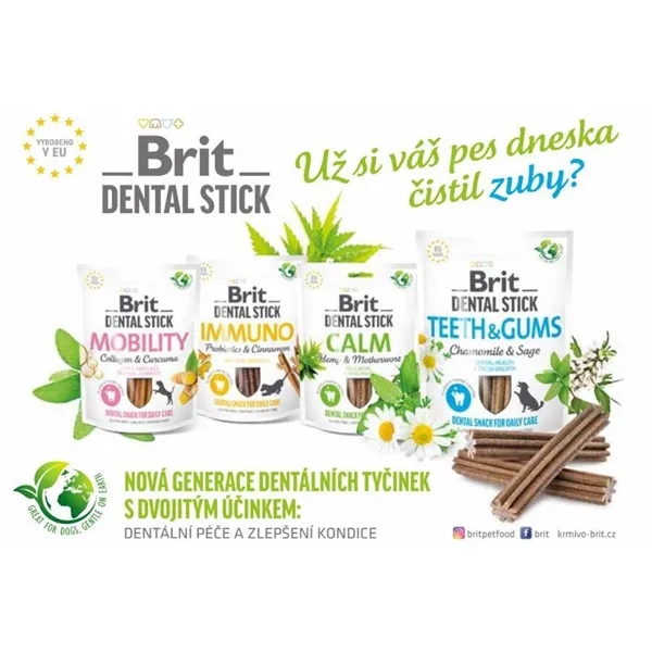 Brit Dental Stick Mobility with Curcuma & Collagen 7 pcs 251 g