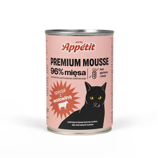 Comfy Appetit Premium Cat Hovězí 400 g